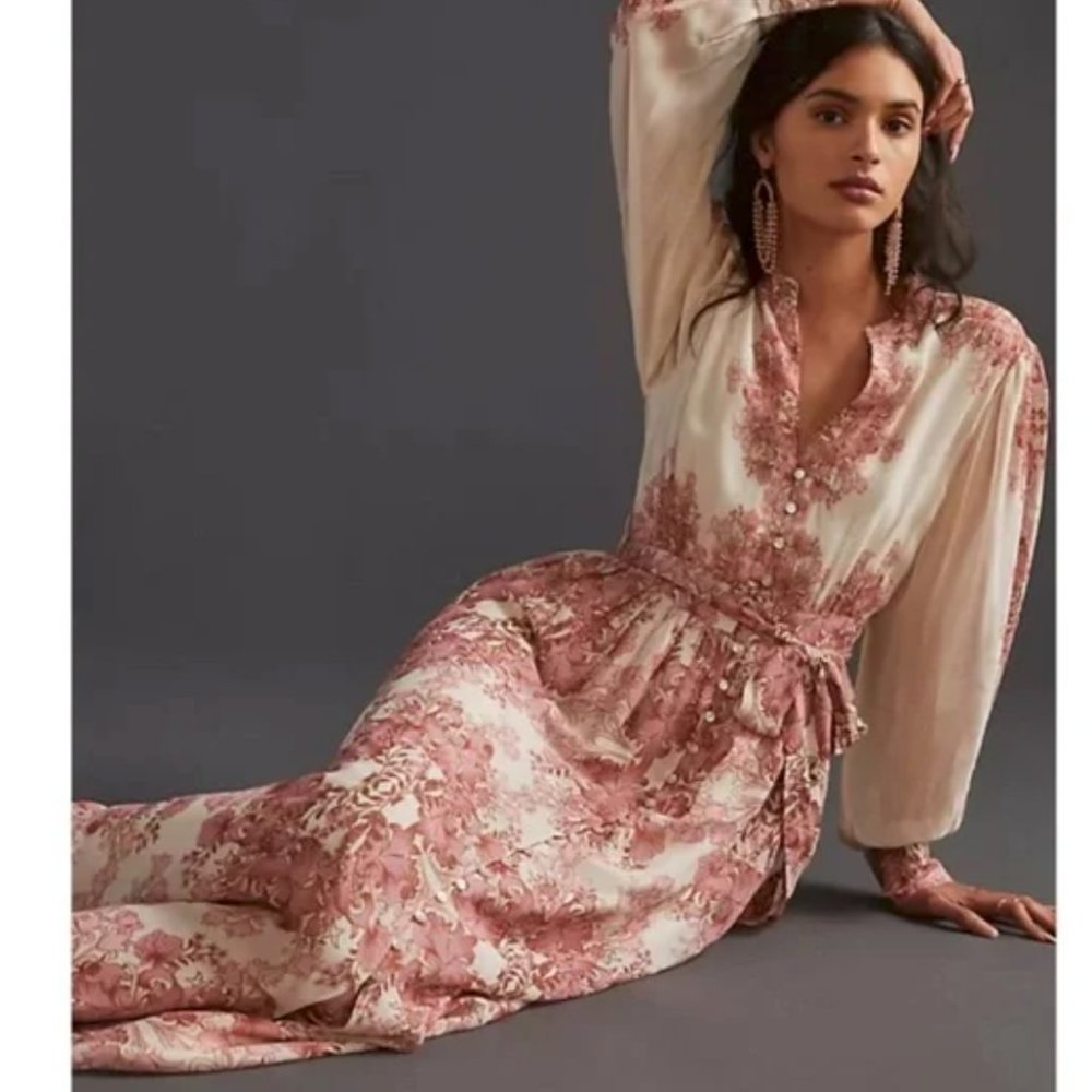 Anthropologie Forever That Girl Vivienne Floral Maxi Dress